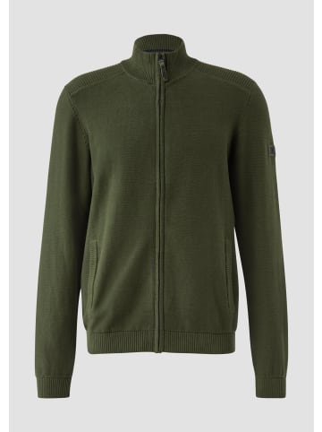 Strickjacke  in  7938_olivgrün