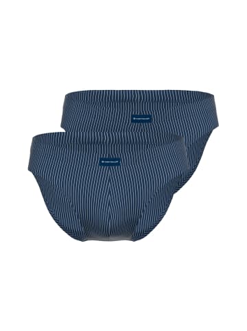 Slip 2Er Pack Alaska in blau-mittel-Streifen