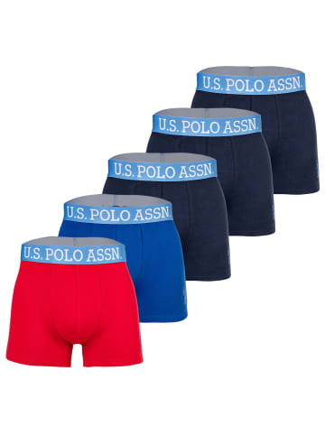 Boxershort 5er Pack in Blau/Rot
