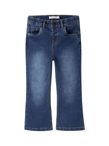 Thermojeans  NMFSALLI BOOT FLEECE in dark blue denim