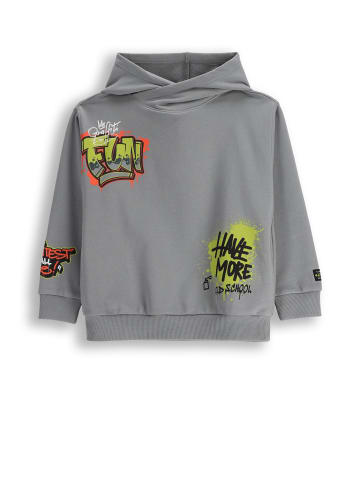 Kapuzen-Sweatshirt in grau