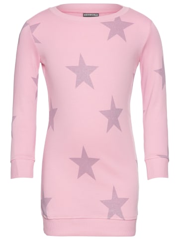 Sweatkleid in rosa