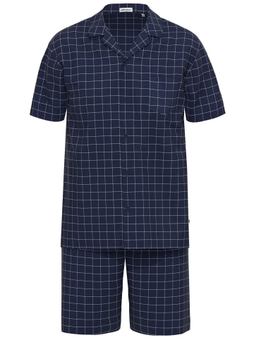 Schlafanzug kurz in navy