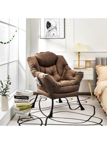 Sessel gepolstert Relaxsessel in Braun