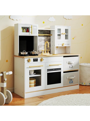Kinderküche Spielküche mit Herd in Beige