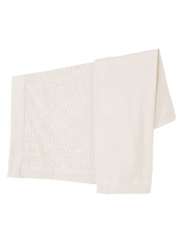 Babydecke 'Seashells Oyster' - Bio-Baumwolle - Neutral Weiß