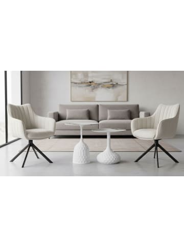 Couchtisch Salo weiß Marmor 50 / 50 / 49cm