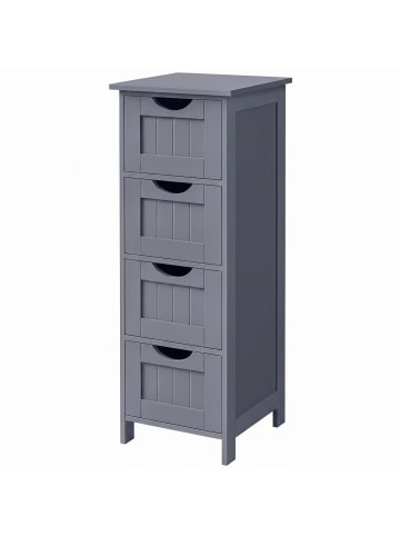Badschrank in Grau - (B)30 x (H)82 x (T)30 cm