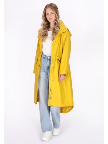 Women Coat in curry yellow