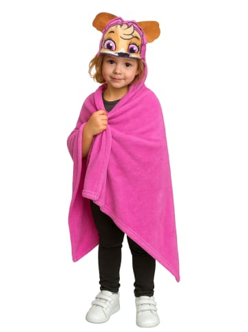 Paw Patrol Kuscheldecke mit Kapuze Skye 100 x 130 cm in pink