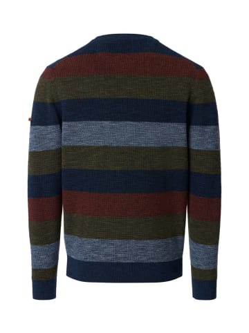 Rundhals-Pullover in blau