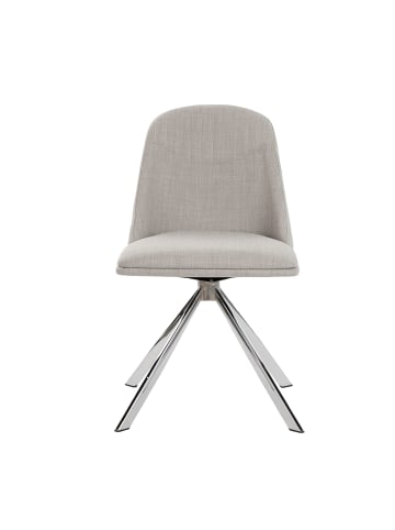 Drehstuhl 4020 in Grau/Stahl – (B)47 x (H)82 x (T)56 cm