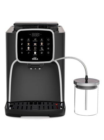 OK0028-0500 Kaffeevollautomat 1.8 l in Schwarz-Silber