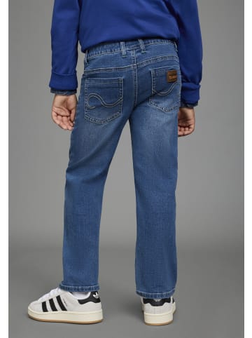 Straight-Jeans in blue used