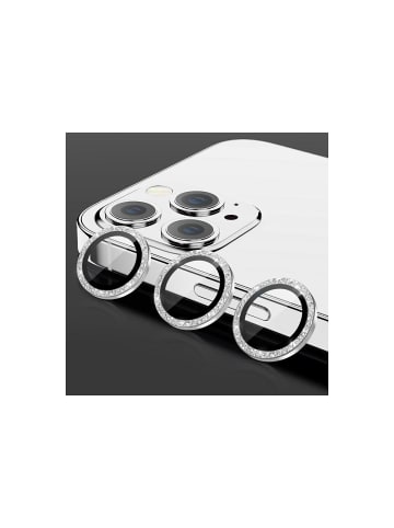 Lens Shield Glas Kameraglas für iPhone 16 Pro Grau Diamond in Grau