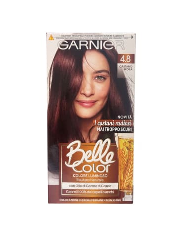 Belle Color Permanente Haarfarbe - 4.8 Chatain Moca
