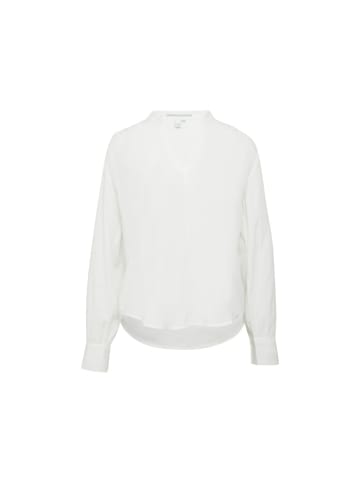 Langarmbluse in creme