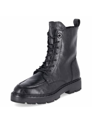 Schnürstiefeletten in schwarz