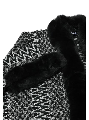 Damen Poncho in Schwarz