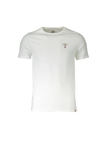 Weiß Baumwolle Herren T-Shirt