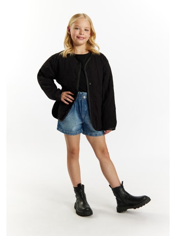 Mädchen Steppjacke in Schwarz