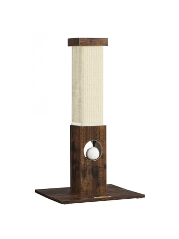 Kratzbaum Clawfy in Vintagebraun - (B)38 x (H)73 x (T)38 cm