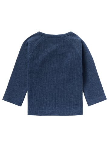 Langarmshirt Nanyuki in Navy Melange