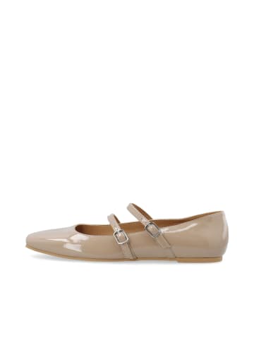 Mary Jane Schuhe in NougatPatent