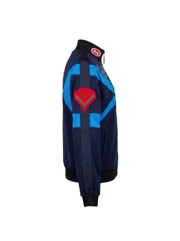 Blau Baumwolle Damen Sweatshirt