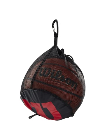 Wilson Single Basketball Bag in Schwarz