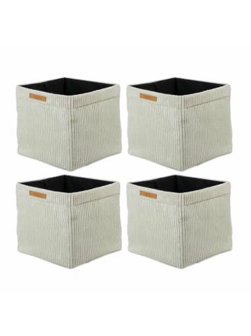 Aufbewahrungskorb 4er Pack in Beige