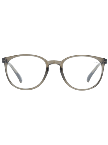 Unisex Brillenfassung mit Sehstärke-Gläsern Quadrat Grau