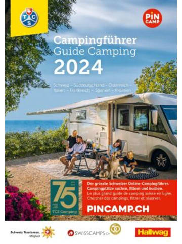 Buch - Hallwag TCS Campingführer Schweiz - Europa 2024