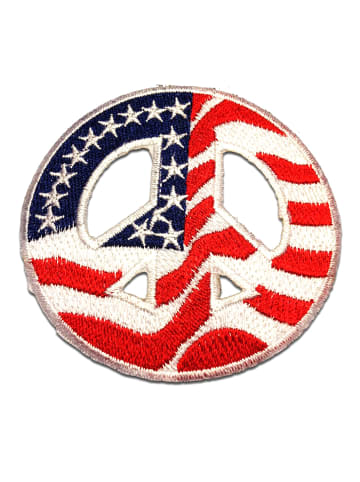 Usa Victory Peace FriedenApplikation Bügelbild inRot