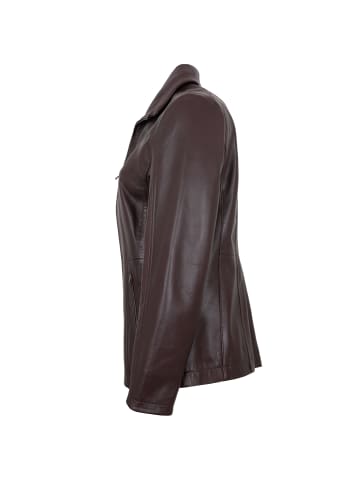 Lederjacke Lammnappa in Bordeaux