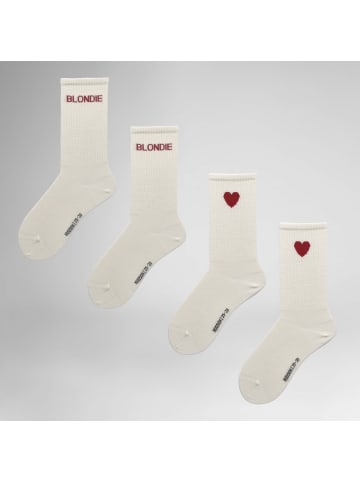 Socken Blondie 2-Pack hautfreundlich in Offwhite