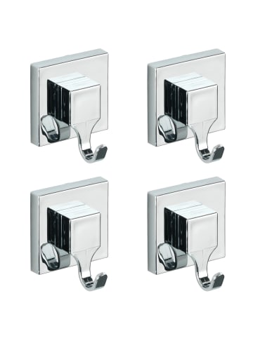 Vacuum-Loc® Haken-Set eckig, 2 x 2 Stück in Chrom