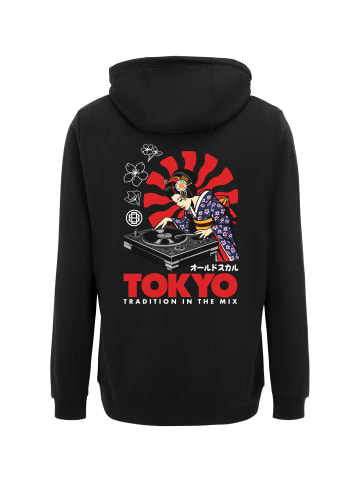 Sweatjacke Asian Neon DJane Logo Graphic in Black