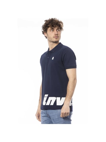 Blau Baumwolle Herren Polo Hemd