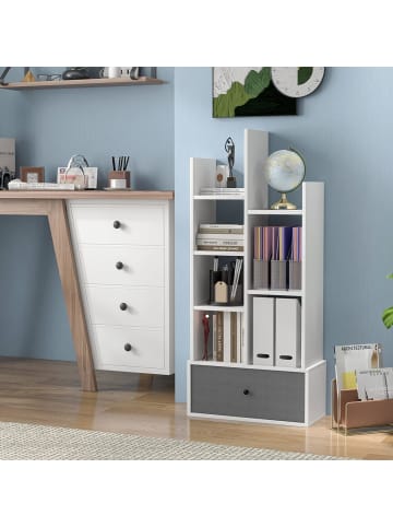 Bücherregal im Baumform 118cm in Weiß