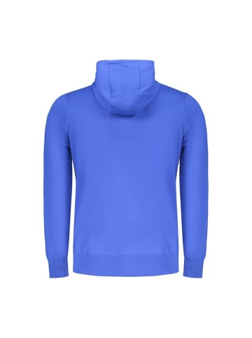 Blau Baumwolle Herren Hoodie