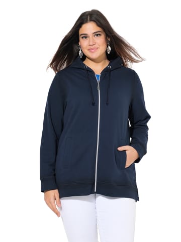 Sweatjacke in marine