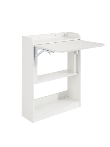 Wandtisch in Mattweiß - (W) 38 x (H) 82 x (L) 63 cm
