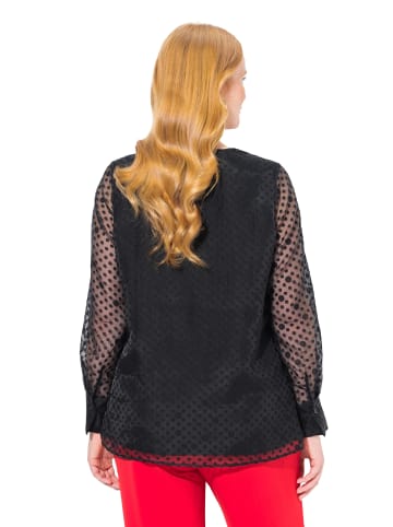 Bluse in schwarz