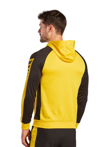 Herren Six Wings Trainingsjacke mit Kapuze in gelb/schwarz