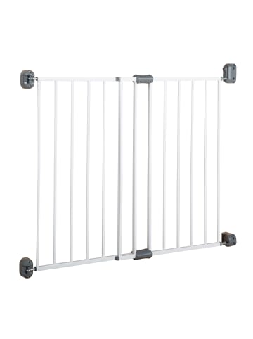 roba Türschutzgitter Easy Step Metall weiß extra hoch variabel