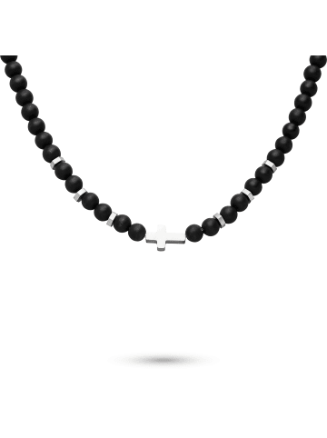 Halskette Beads in schwarz