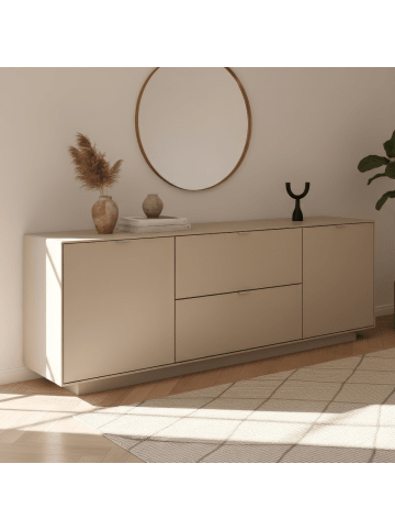 TV-Möbel VIKA in Beige - (W)185  x (H)62  x (L)37,5 cm