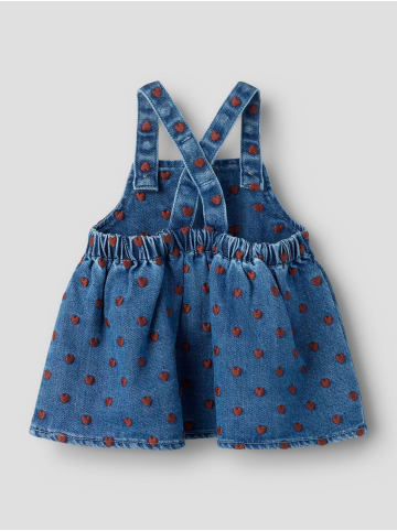 Latzkleid in Dark Blue Denim1