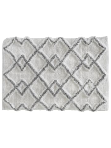 Badematte ETHNIC in Grau, 50 x 75 cm